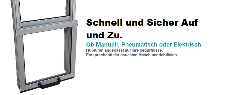 Hubtüren: Schnell und Sicher Auf und Zu 